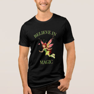 T-shirt En Tri-matière Croire en la magie Fée mignonne Papillon Fantaisie