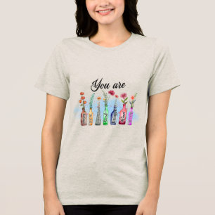 T-shirt En Tri-matière Croître dans la grâce chrétienne personnalisée