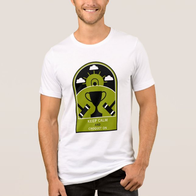 T-shirt En Tri-matière Croquet de pelouse (Recto)