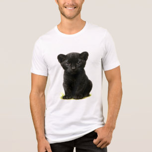 T-shirt En Tri-matière Cube panthère noire avec grands yeux