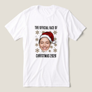 T-shirt En Tri-matière Custom Christmas Face Design