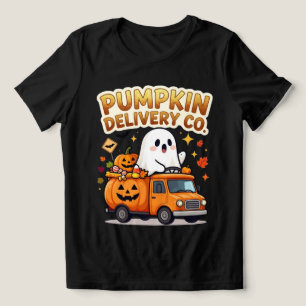 T-shirt En Tri-matière Cute Ghost Pumpkin Delivery Co Halloween 