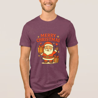 T-shirt En Tri-matière  Cute Santa Claus Christmas Art –  Merry Christmas