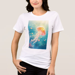 T-shirt En Tri-matière Danse de méduses dans l'océan