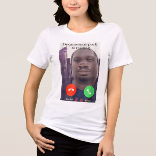T-shirt En Tri-matière Daquavious Pork Appelle John Pork Meme Joke Odd