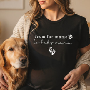 T-shirt En Tri-matière De Fur Mama à Baby Mama Sweatshirt GoldenMama