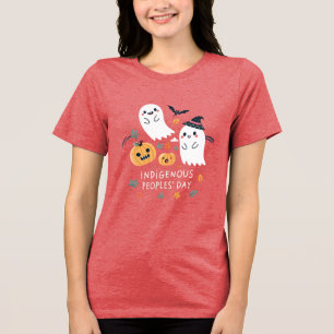 T-shirt En Tri-matière De mignons fantômes célèbrent la Journée des peupl