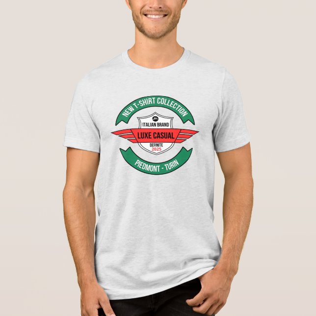 T-shirt En Tri-matière Décontracté Chic 2025 (Recto)