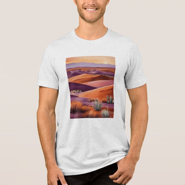 T-shirt En Tri-matière Dérives du désert : Sables de sérénité (Recto)