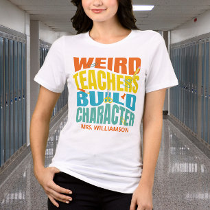 T-shirt En Tri-matière Des enseignants bizarres forgent le caractère