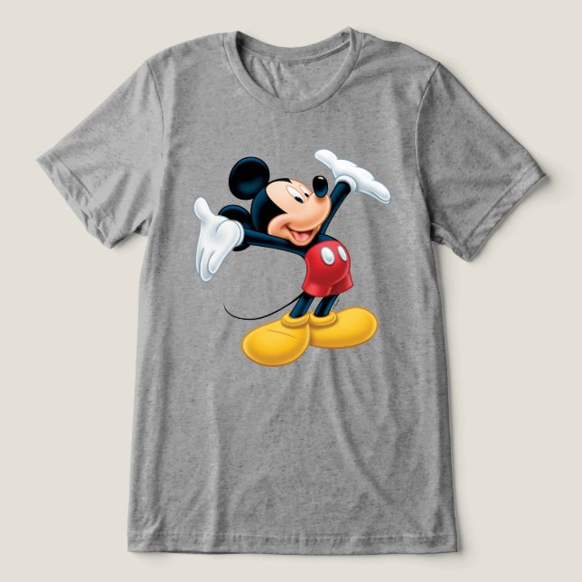T-shirt En Tri-matière Design moderne Mickey Souris Airbrusch (Design Recto)