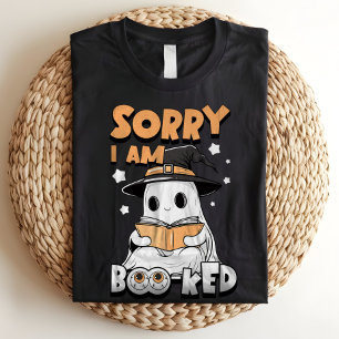 T-shirt En Tri-matière Désolé Je suis Bookworm Halloween Ghost Boo Pun