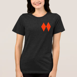 T-shirt En Tri-matière Deux losanges