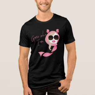 T-shirt En Tri-matière Devinez Qui Je Suis - Le Lotus Blanc