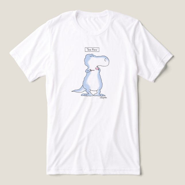 T-shirt En Tri-matière dinosaure TEA REX par Boynton (Design Recto)