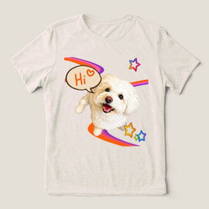 T-shirt En Tri-matière Dire simplement "Bonjour"