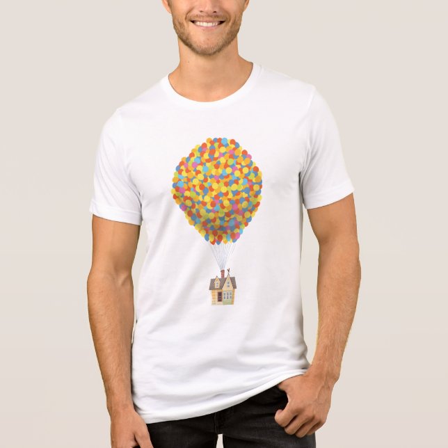 T-shirt En Tri-matière Disney Pixar UP | Balloon House Pastel (Recto)
