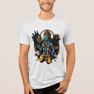T-shirt En Tri-matière "Divine Guardian : Vishnu et Garuda"