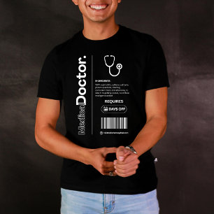 T-shirt En Tri-matière Docteur en médecine – Humour de travail drôle, Cad