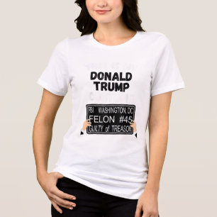 T-shirt En Tri-matière Donald Trump Prison Condamnation, Anti Trump For P