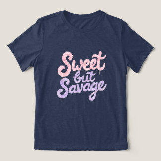 T-shirt En Tri-matière Douce Mais Sauvage Style De Rue Coton Sucré Graphi