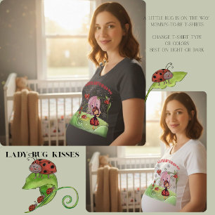 T-shirt En Tri-matière Douce Petite Dame Coccinelle Maman en Route Baby S