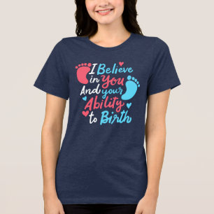 T-shirt En Tri-matière Doula Midwoman Dit Inspirant
