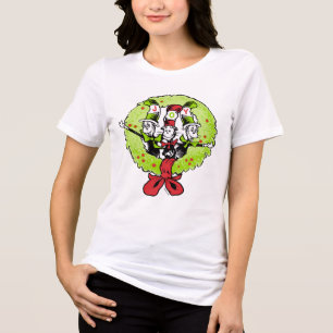 T-shirt En Tri-matière Dr Seuss Grinch Joie de Noël à Who-ville