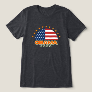 T-shirt En Tri-matière Drapeau américain Obama 2028 Hope