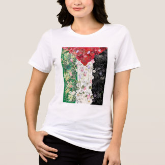 T-shirt En Tri-matière Drapeau de la Palestine Floral Femme