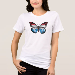 T-shirt En Tri-matière drapeau du monarque papillon luxembourgeois