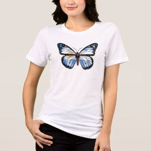 T-shirt En Tri-matière Drapeau papillon monarque d'Argentine