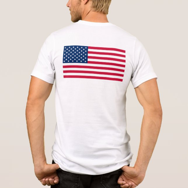 T-shirt En Tri-matière Drapeau patriotique américain (Verso)