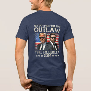 T-shirt En Tri-matière drapeau trump vote Pour le hors-la-loi et le hillb