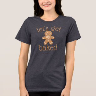 T-shirt En Tri-matière Drôle Bonhomme en pain d'épice à cuire