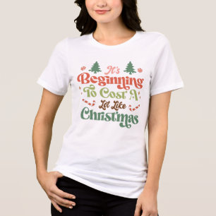 T-shirt En Tri-matière Drôle, ça commence à coûter beaucoup comme Noël