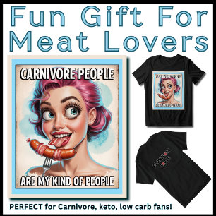 T-shirt En Tri-matière Drôle cadeau Carnivore pour femmes Bacon Sauser Gr