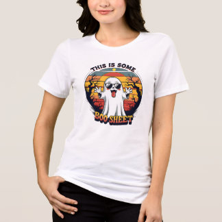 T-shirt En Tri-matière Drôle de Fantôme “Boo Sheet” Halloween