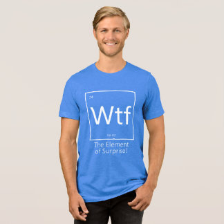 T-shirt En Tri-matière Drôle de tableau périodique, style Wtf