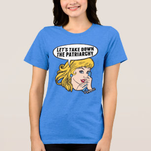 T-shirt En Tri-matière Drôle féministe, faisons tomber le patriarcat