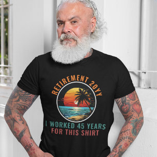 T-shirt En Tri-matière Drôle retraite