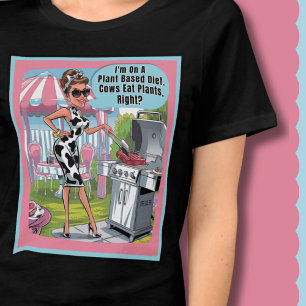 T-shirt En Tri-matière Drôle Vache Imprimer Carnivore Ketovore Keto