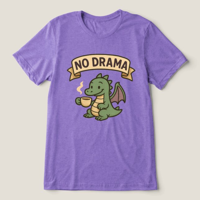 T-shirt En Tri-matière Duel of Dumb | “NO DRAMA” (Design Recto)