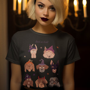 T-shirt En Tri-matière Écorce ou traiter les chiens en costume