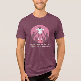 T-shirt En Tri-matière Écrasez le cancer avec style