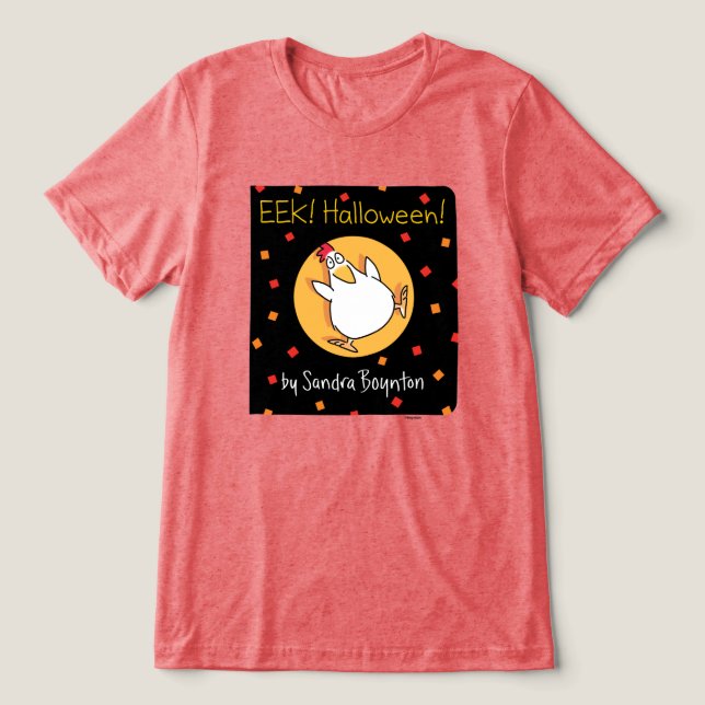 T-shirt En Tri-matière EEK ! HALLOWEEN! LIVRE COVER Sandra Boynton (Design Recto)