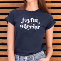 Election 2024 Kamala Joyful Warrior USA Heart Flag