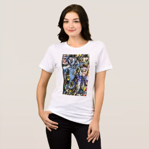 T-shirt En Tri-matière Elephant Rider Abstrait Jeff Hankamer Artjunkhaus