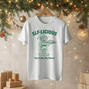 T-shirt En Tri-matière Elf-licious - Amusant jeu d'elfes de Noël