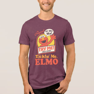 T-shirt En Tri-matière Elmo qui fait coucou graphique rétro Tickle Me Elm